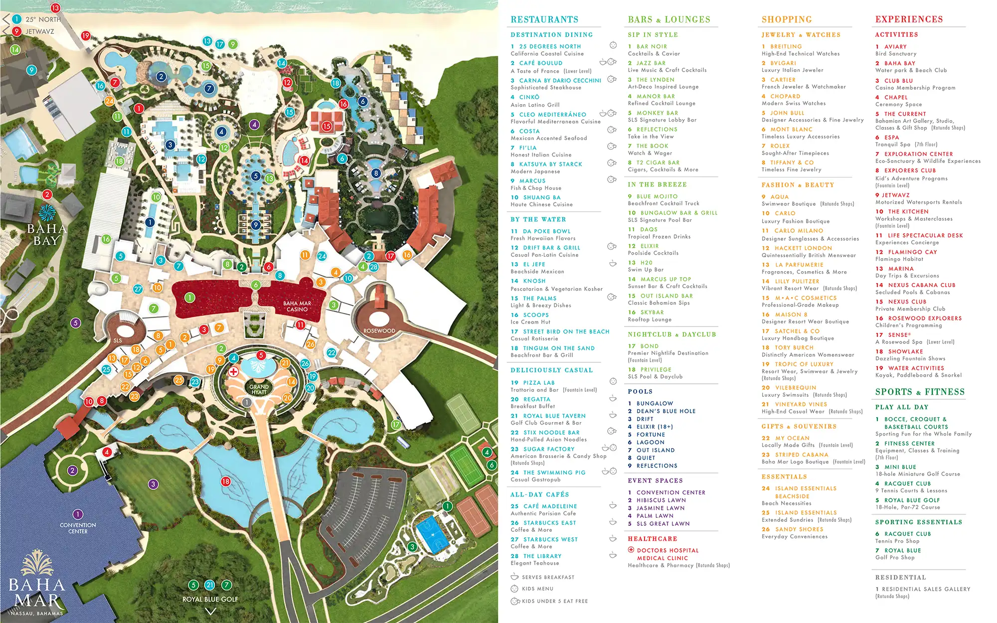 Atlantis Resort Map Pdf